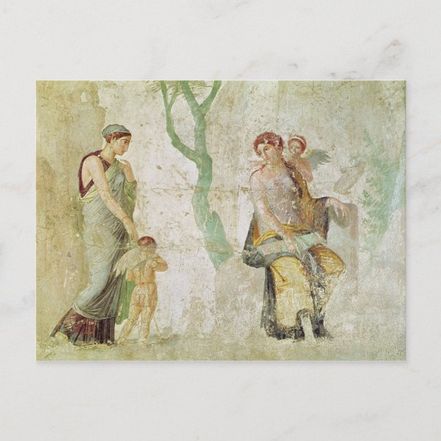 Eros wird in Anwesenheit von Aphrodite bestraft Postkarte (Vorderseite)