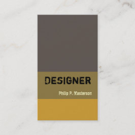 Eroxion Masculine Color Block Consultant Visitenkarte