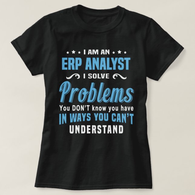 ERP Analyst T-Shirt (Design vorne)