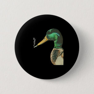 Erpel raucht Zigarette Meme lustiger Erpel Button
