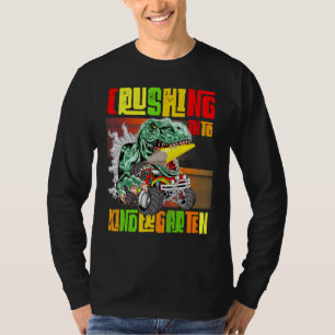 Erpressung in den Kindergarten Monster Truck Dinos T-Shirt