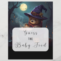 Errate das Babynahrungs-Schild