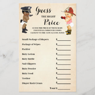 Errate den richtigen Preis Kleiner Nachwuchs Baby  Flyer