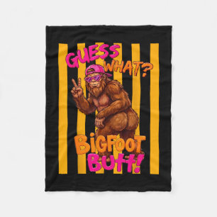 Errate, was Bigfoot Hintern lustiger Sasquatch Squ Fleecedecke