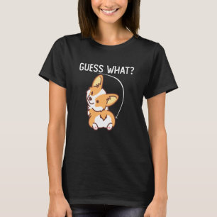 Errate was Corgi Hintern Für Hund T-Shirt