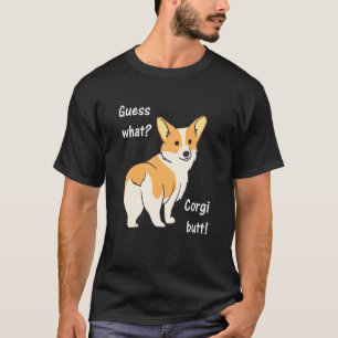 Errate Was Corgi Hintern   Hund Design T-Shirt