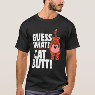 Errate Was Katze Hintern Katze T-Shirt