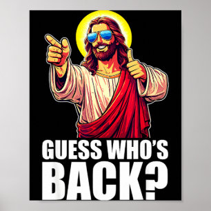 Errate Wer ist zurück_ Christlicher Jesus-Singles Poster
