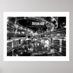 Erregung im Plakat des Flipperautomaten 3D