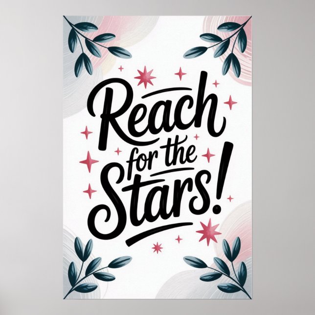 Erreichbarkeit der Sterne - Kunstdruckerei Inspira Poster (Vorne)