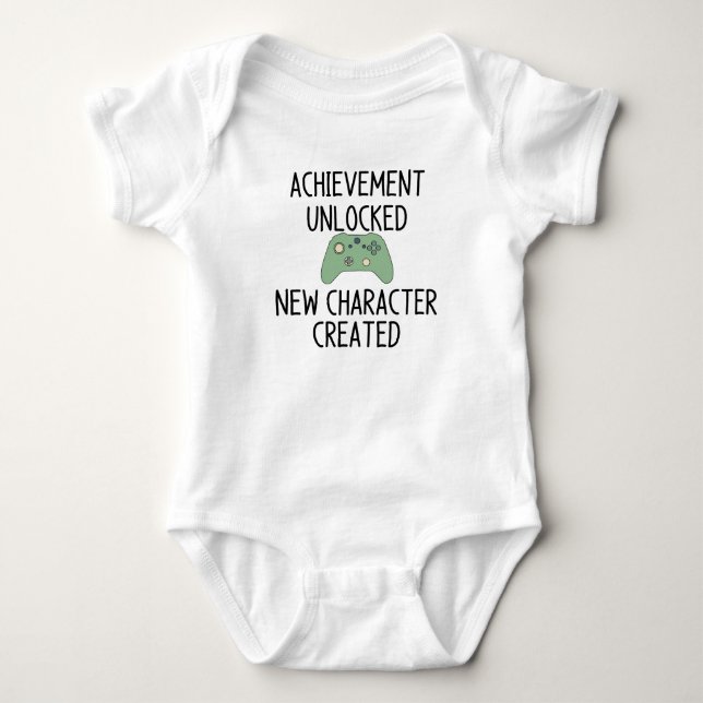 Erreichbarkeit des neu erstellten Zeichens Baby Strampler (Vorderseite)