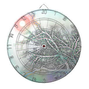 Erreichbarkeit für den Himmel Dartscheibe