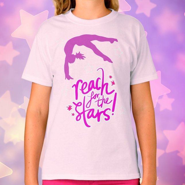 Erreichbarkeit für die Stars Gymnastik Tumbling T  T-Shirt (Von Creator hochgeladen)