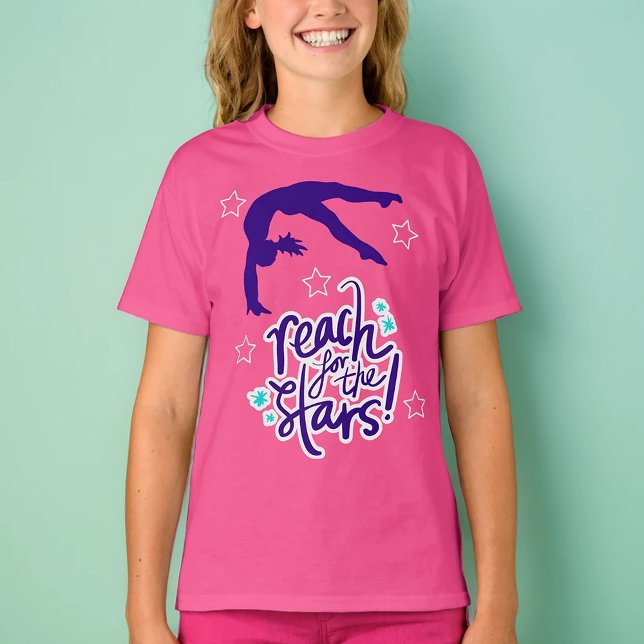 Erreichbarkeit für die Stars Gymnastik Tumbling T  T-Shirt (Von Creator hochgeladen)