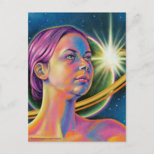 Erreichbarkeit für die Sterne - Inspirationsquelle Postkarte