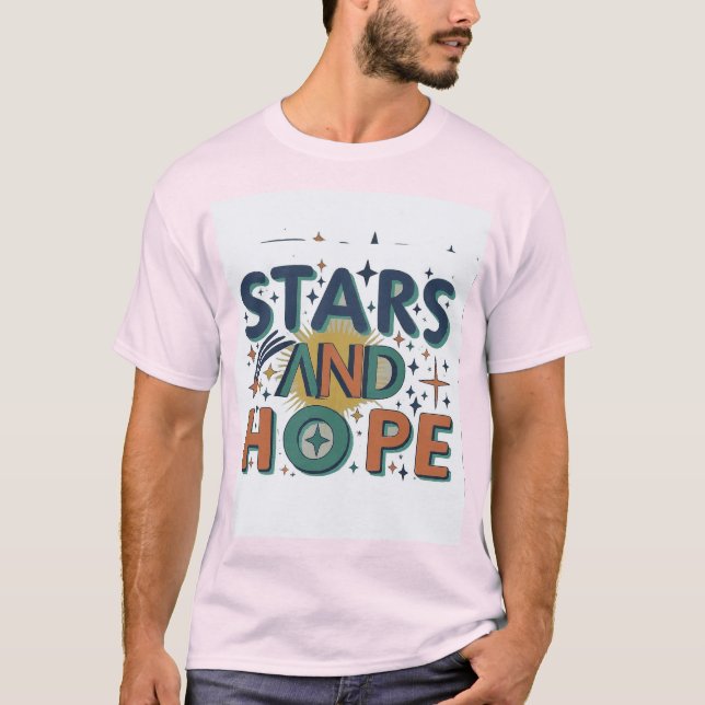 Erreichbarkeit für die Sterne mit Hoffnung T-Shirt (Vorderseite)