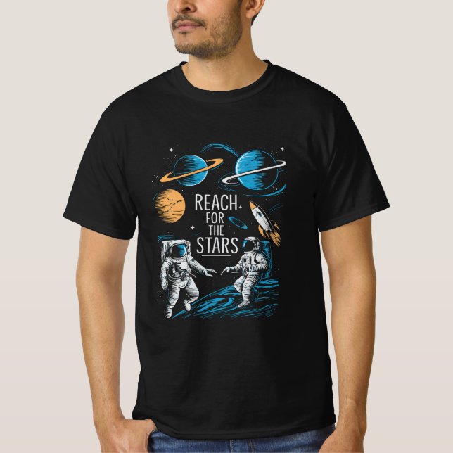 Erreichbarkeit für die Sterne T-Shirt (Vorderseite)