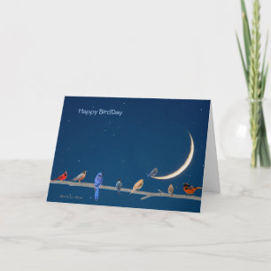 - Erreichbarkeit zum Mond: HappyBird Day Karte