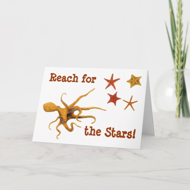 Erreiche die Sterne! Karte (Vorderseite)