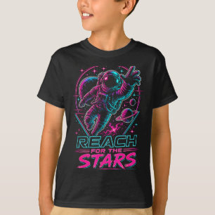 Erreiche die Sterne Schüler Lehrer Wachstumsmental T-Shirt