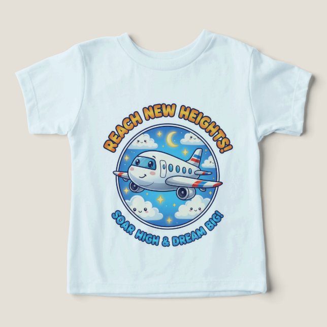 Erreiche neue Höhen! Flieg hoch (Design Vorderseite)