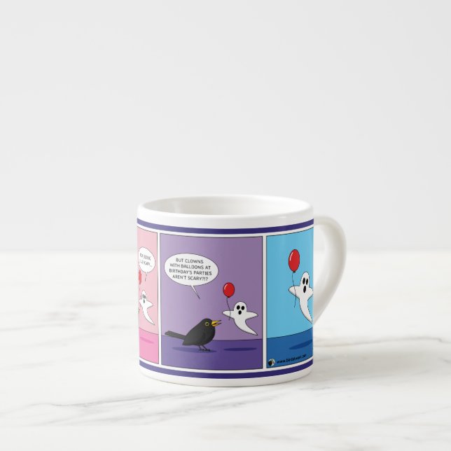 Erreichen des Comic des Gegenziels Espressotasse (Vorderseite Rechts)