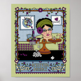 Erreichen des Gleichgewichts_A_8x10-Poster Poster