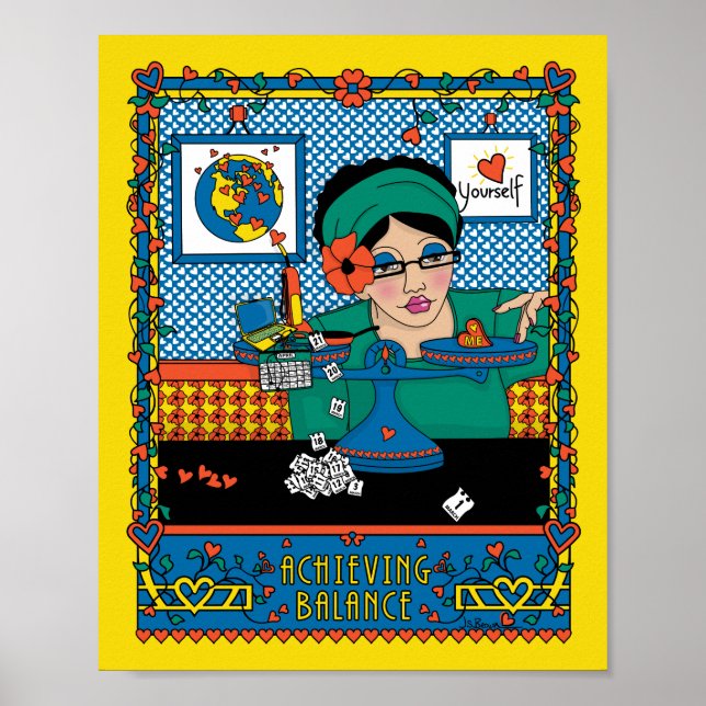 Erreichen des Gleichgewichts_B_8x10 Poster (Vorne)