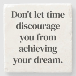 Erreichen Ihres Traumes Marmorstein-Untersetzer Steinuntersetzer