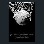 Erreichen Motivierend Quote Basketball Poster<br><div class="desc">Ich Liebe dieses Spiel. Beliebte Sportarten - Basketball Game Ball Image.</div>
