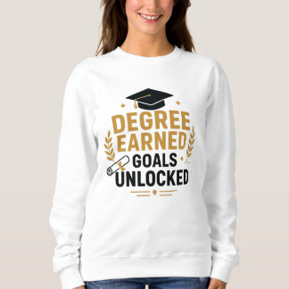 Erreichte Abschlüsse Ziele freigeschaltet Damen-Ab Sweatshirt