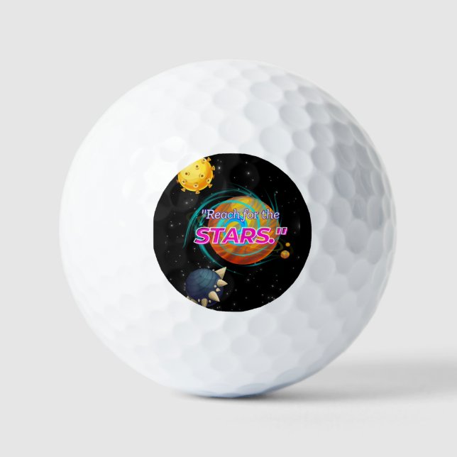 ERREICHUNG DER STERNE GOLFBALL (Vorderseite)