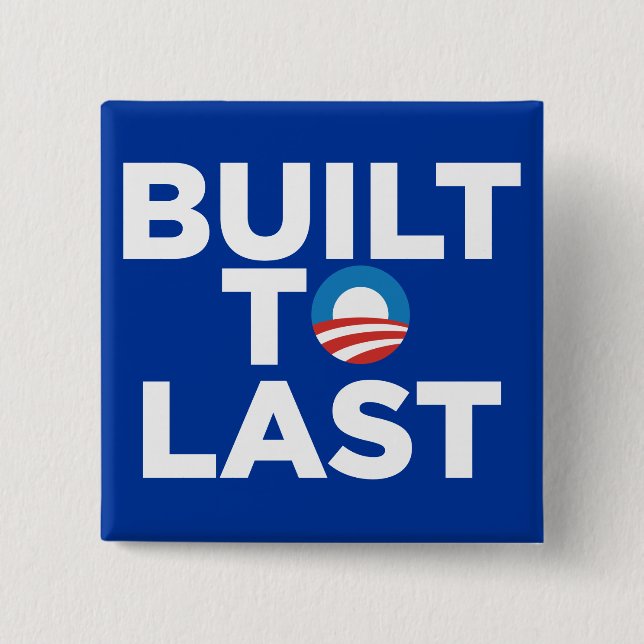 Errichtet zum Letzten - Präsident Barack Obama Button (Vorderseite)
