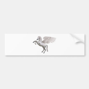 Errichtung der Pegasus-Pferdeillustration Autoaufkleber