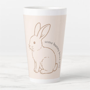 Erröten Ein Hase Liebt Dich Skizze Milchtasse