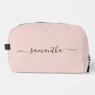 Erröten Elegante Swash-Signatur-Name Waschbeutel