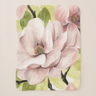 Erröten Magnolien-Blumen Sherpadecke