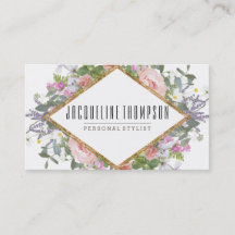 Erröten rosa Goldmoderne geometrische BlumenBlumen