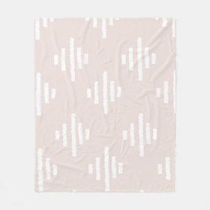 Erröten rosa Ikat Decke