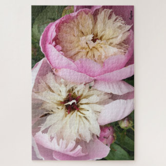 Erröten rosa Pfingstrosen 1000 Stück Puzzlespiel
