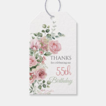 Erröten Rosen Grünzeug Eukalyptus 55. Geburtstag D