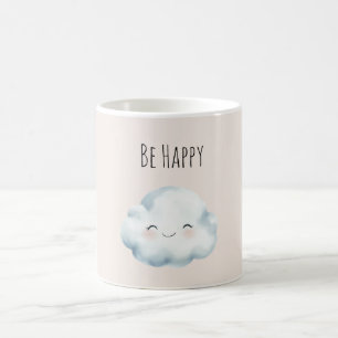 Erröten Sie seien glücklich Wolke Kaffeetasse