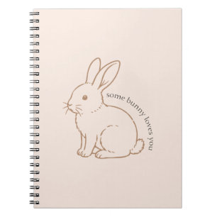 Erröten Some Bunny liebt dich Skizze Notizblock