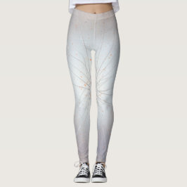Erröten zu Weiß Leggings