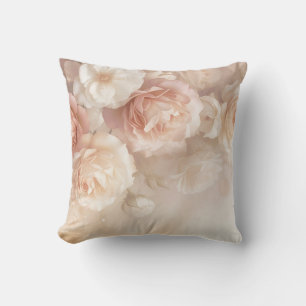 Errötende 3D-Wasserfarben-Rosen Kissen