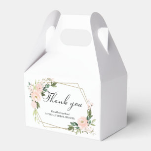 Errötende Florale Geometrische Hochzeitsdusche Dan Geschenkschachtel