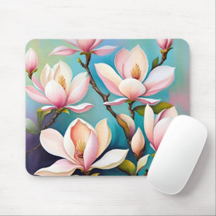 Errötende Magnolienblüten Mousepad