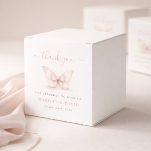 Errötender Bogen Kleiner Schmetterling Junge Mädch Geschenkschachtel