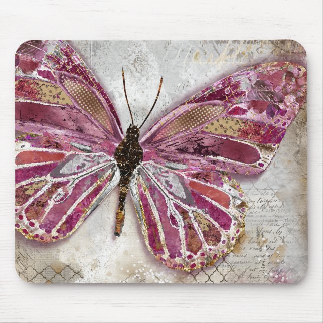 Errötender Schmetterling Mousepad (Vorne)
