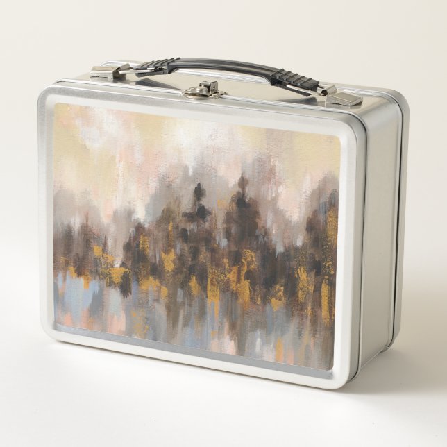 Errötender Wald I Metall Lunch Box (Vorderseite)